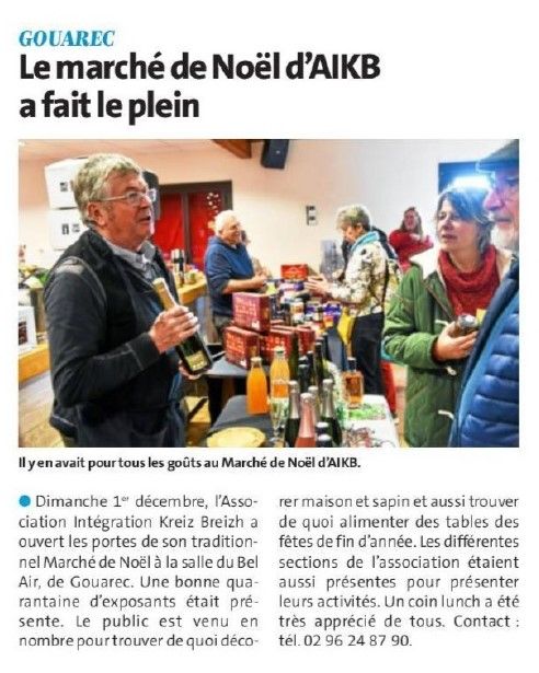 Article Télégramme   3.12.2024