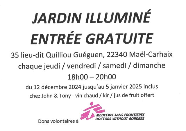 Xmas Open Garden notice   francais v1